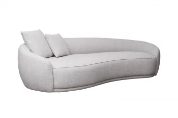 Трехместный диван GD/Toulon левый бежевый букле Orso 257X119X72 CM