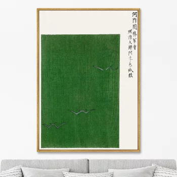 Репродукция картины Seagulls from Yatsuo no tsubaki 75X105 CM