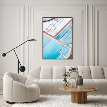 Постер на холсте Salt lakes 75X105 CM