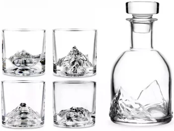 Набор для виски из пяти предметов Peaks 1000 / 270 ml