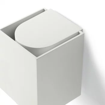 Уличный настенный светильник KOV квадратный белый LED 6W 2700K 34° 10,8X8,7X8 CM