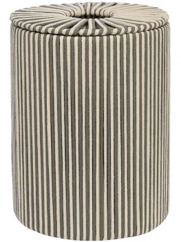 Корзина плетеная Dholak Grey Ethnic 35X35X45 CM