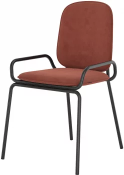 Стул Ror double frame 50X56X82 CM тёмно-красный