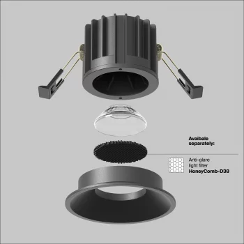 Встраиваемый светодиодный точечный светильник Раунд 8X6 CM