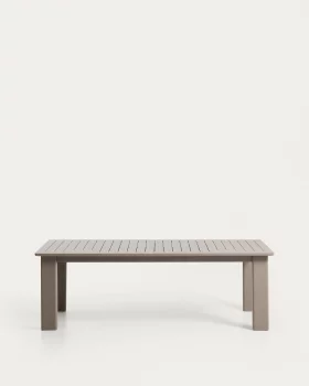 Раскладной стол Livorno тауп алюминиевый 233(350)X100 CM