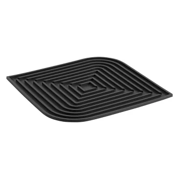 Коврик для сушки посуды dry flex, 34,5х31,5 см, темно-серый