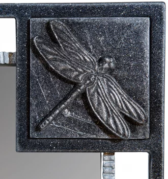 Зеркало в стальной раме Dragonfly 72X72 CM