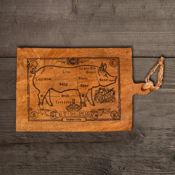 Доска сервировочная из манго Pork 37X24 CM