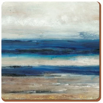 Набор из 6 подставок Blue Abstract 10X10 CM