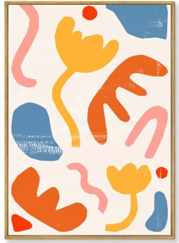 Постер на холсте Color vibes 75X105 CM
