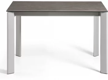 Раскладной стол Atta 120-180X80X76 CM серый с разводами