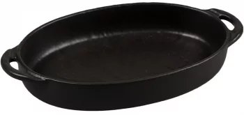 Блюдо овальное Black Raw Stellar 26X15 CM