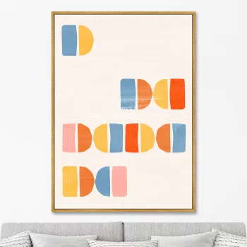 Постер на холсте Color vibes 75X105 CM