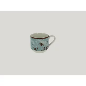 Чашка для эспрессо RAK Porcelain Peppery 90 мл штабелируемая, голубой цвет