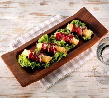 Сервировочное блюдо Iroko Wood 40X18 CM