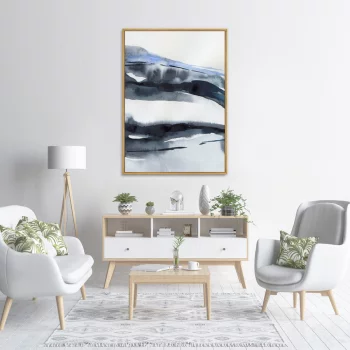 Постер на холсте Snow study 75X105 CM