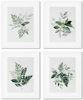 Тетраптих Floral set in pale shades No2 42X52 / 42X52 / 42X52 / 42X52 CM