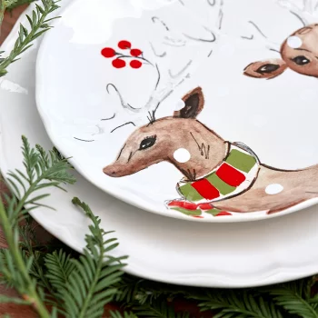 Набор из четырёх тарелок Deer Friends Ø21 CM