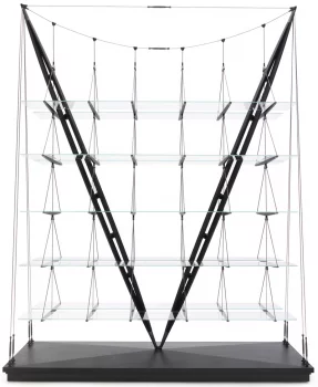 Вантовый стеллаж Veliero 206X56X226 CM чёрный