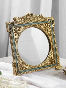Зеркало настольное под старину 17X2X18 CM