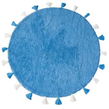 Хлопковый ковер Colorful Blue Ø140 CM