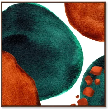 Постер на холсте Forms and colors 105X105 CM
