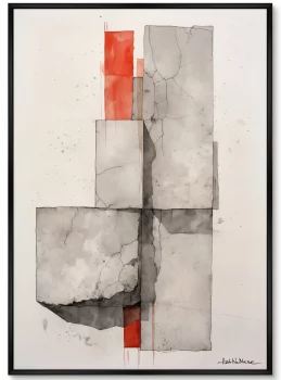 Диптих на холсте Shapes and shadows 75X105 / 75X105 CM