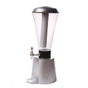 Башня пивная 3 л с емкостью для льда h57 см d 20 см акрил P.L. - BarWare