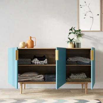Комод Line 150X45X90 CM blue
