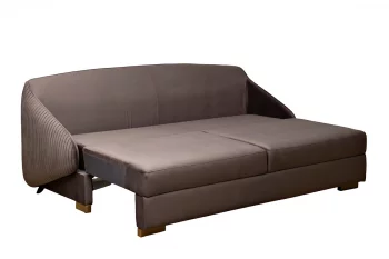 Диван Palazzo 240М трехместный раскладной серый Ром504+Ром504 105X240X95 CM