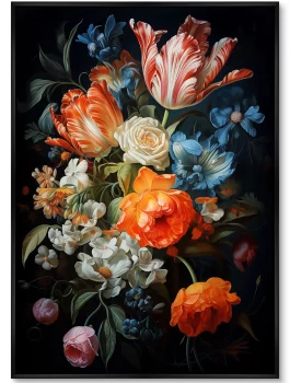 Набор из двух постеров на холсте Ramo de flores 75X105 / 75X105 CM