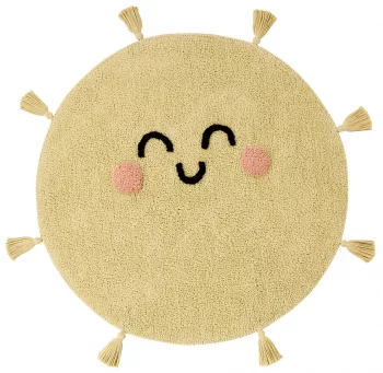 Круглый хлопковый ковёр Sweet and Cozy Ø100 CM