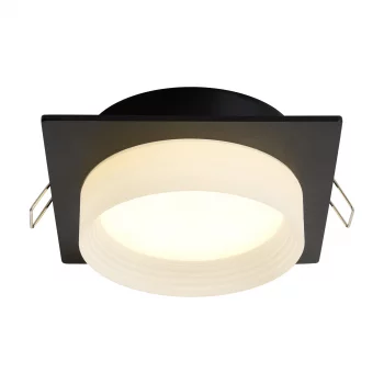 Встраиваемый светильник черный GX53 105X105X45 MM