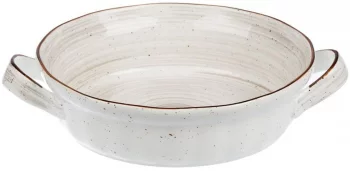 Блюдо круглое White Fusion Ø22 CM