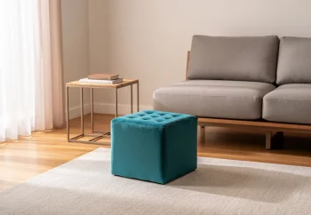 Пуф Signal LORI Velvet Bluvel 85 бирюзовый