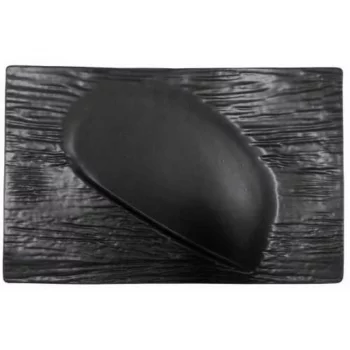 Блюдо прямоугольное 30*19 см Matsuyama Black фарфор P.L. Proff Cuisine [1]
