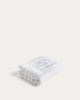 Белое махровое полотенце для лица Navira из 100% хлопка 30X50 CM