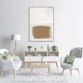Репродукция на холсте Half Full No1 75X105 CM