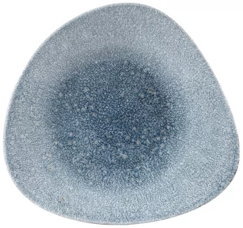 Тарелка треугольная Raku Topaz Blue 28X20 CM
