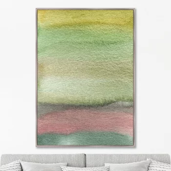 Постер на холсте Layers of a summer landscape 75X105 CM