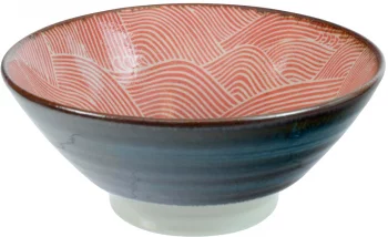 Чаша Seigaiha Red 18X8 CM