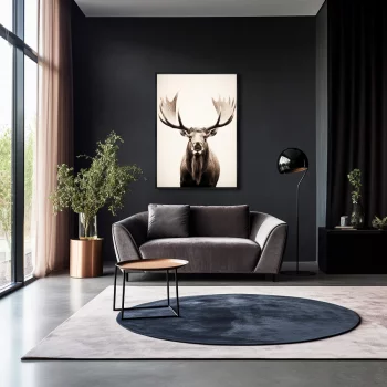 Постер на холсте Elk 75X105 CM