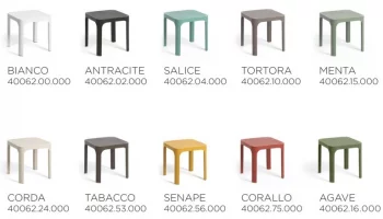 Столик пластиковый журнальный Net Table 40X40X40 CM