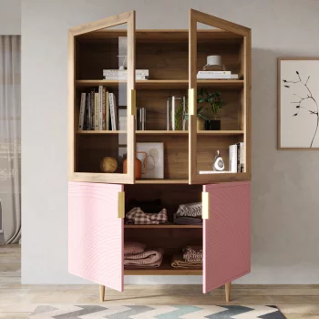 Буфет Line 120X50X180 CM pink