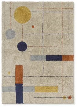 Хлопковый ковёр Geometric shapes 140X200 CM