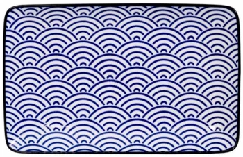Тарелка Nippon Blue 21X14 CM