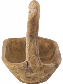 Декоративная чаша из тика Cocari 39X19X20 CM