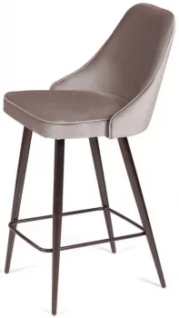 Стул полубарный Oliver 47X50X99 CM пепельно-бежевый