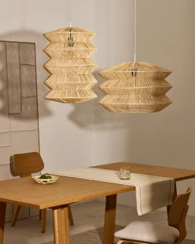 Плафон для потолочного светильника из ротанга Dakit 60X39 CM