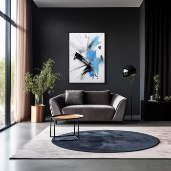 Постер на холсте Space and speed 75X105 CM